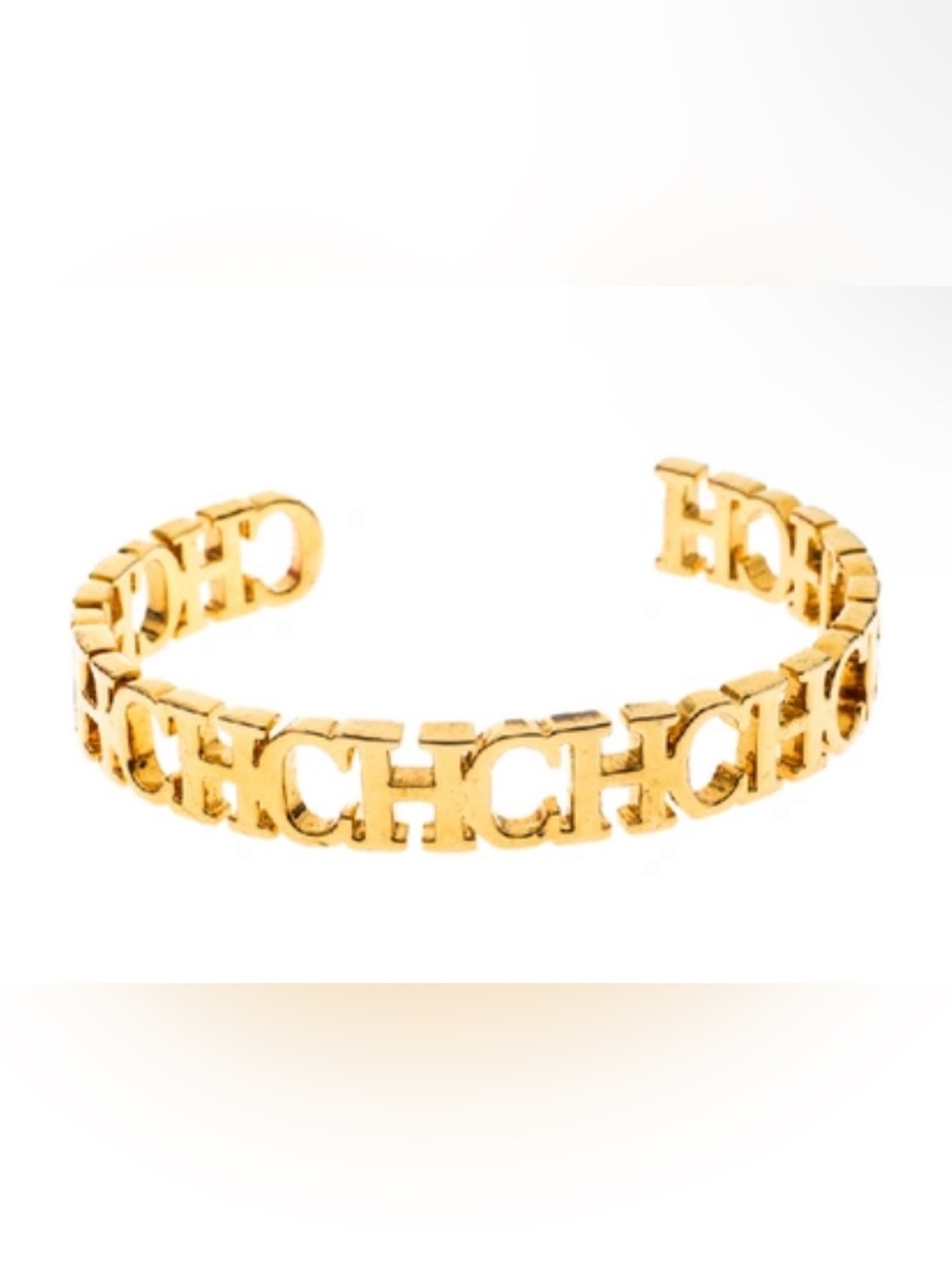 Chic Pink and Gold Bangle Bracelet - Picture 1 of 7